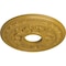 Ekena Millwork Baltimore Ceiling Medallion (Canopies up to 5 1/2"), 15 3/8"OD x 4 1/4"ID x 1 1/2"P, Iridescent Gold CM15BAIGS - alternate 4